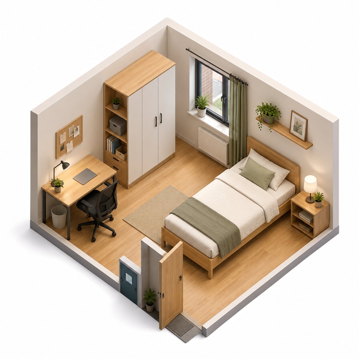 savvy-pod private bed room